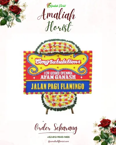 Bunga Papan Congratulation di Siloting